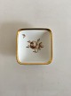 Royal Copenhagen Brown Rose Ashtray No 986