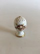 Royal Copenhagen Brown Rose Pepper Shaker No 9278