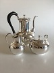 Hans Hansen Sterling Silver Coffee Set No 445