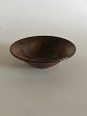 Bing & Grondahl Early Stoneware Bowl No 195 signed EB