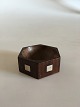 Hans Hansen Saltdish in Rosewood with Sterling Silver