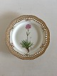 Royal Copenhagen Flora Danica Luncheon Plate No 20/3554 with Pierced Border.