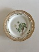 Royal Copenhagen Flora Danica Luncheon Plate No 20/3554 with Pierced Border