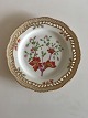 Royal Copenhagen Flora Danica Pierced Luncheon Plate No 20/3554