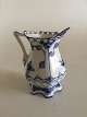 Royal Copenhagen Blue Fluted Full Lace Creamer No 1032