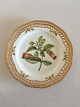 Royal Copenhagen Flora Danica Luncheon Plate with Pierced Border No 3554