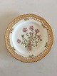 Royal Copenhagen Flora Danica Luncheon Plate with Pierced Border No 3554