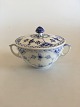 Royal Copenhagen Blue Fluted Half Lace Lidded Bouillon Cup No 764