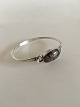 Niels Erik From Sterling Silver Bracelet with Stone Ornament