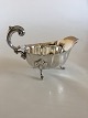 Footed Sauce Bowl with Handle in Silver