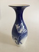 Rorstrand Vase Blue / White with Tulip Motif