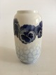 Royal Copenhagen Vase No 285/107 with Viola Tricolor Flower Motif