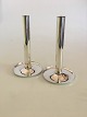 Georg Jensen Sterling Silver Candlesticks No 1138 by Soren Georg Jensen