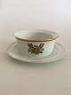 Royal Copenhagen Golden Horns with Orange Band Marmelade Bowl (without lid) No 
883