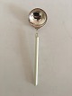 Hans Hansen Amalie Sterling Silver Serving Spoon with White Plast Handle