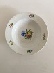 Royal Copenhagen Antique Deep Plate with Flower Decoration