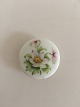 Royal Copenhagen Porcelain Button with Handpainted Flower Motif