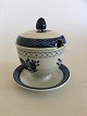 Royal Copenhagen "Blue Tranquebar" Marmelade Jar on Foot with Lid No. 1171