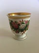 Royal Copenhagen Empire Cups with Flower motifs