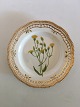 Royal Copenhagen Flora Danica Dinner Plate No. 3553 with Pierced Border.