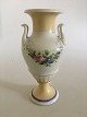 Bing & Grondal Early vase with overglaze decoration