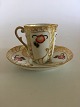 Bing & Grondahl Handpainted Cup and Saucer