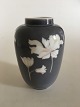 Royal Copenhagen Art Nouveau Vase with Pink flowers No 97/18