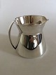 Large Hans Hansen 1940s Sterling Silver Pitcher / Water Jug with Handle