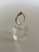Georg Jensen & Wendel 18K Gold Ring No. 234 with Diamond
