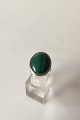 N. E. From Ring in Sterling Silver with Cabochon Cut Green Malachite