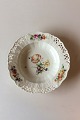 Royal Copenhagen Saxon Flower Deep Plate Premium model with pierced border