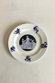 Aluminia Porcelain Plate with Blue Lithographic Print of Thorvaldsen motif. C. 
1880
