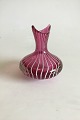 Sea of Sweden/Kosta Vase with Ruby Red and White Glass No 535