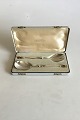 W. & S. Sørensen Sterling Silver and  Stainless Steel Golden Crown Salad set