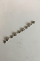 Georg Jensen Sterling Silver Bracelet with Flower Links No 18