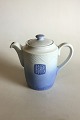 Bing & Grondahl Blue Tone - Seashell Hotel with Logo Creamer No 1052