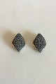 Georg Jensen Sterling Silver Ear Clips No 425