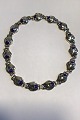 Evald Nielsen Sterling Silver Necklace with lapis