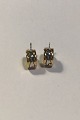 Georg Jensen 18K Gold Earrings Fusion