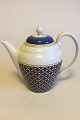 Royal Copenhagen Liselund Dark Blue Coffee Pot No 128