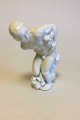 Bing & Grondahl Blanc de Chine Figurine of Man with Child and Fruit No 4032.