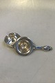 Evald Nielsen Silver No 6 Tea strainer and bowl