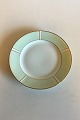 Bing & Grondahl Service with green decoration with gold on form 507(Herregaard) 
Lunch Plate No 26