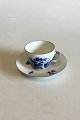 Royal Copenhagen Blue Flower with Gold Coffee Cup and Saucer No 1549