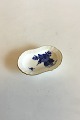 Royal Copenhagen Blue Flower with Gold Butter Dish No 1802