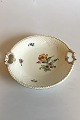 Bing & Grondahl Saxon Flower, Creme Cake Platter with Handles No 101