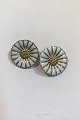 Georg Jensen Gilded Sterling Silver Ear Clips