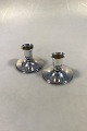 Danish Silver Candlesticks(2)