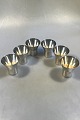 Elon Arenhill Sweden, Sterling Silver Set of 6 Cups