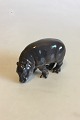 Lyngby Ceramics Figurine of baby Hippopotamus No 84